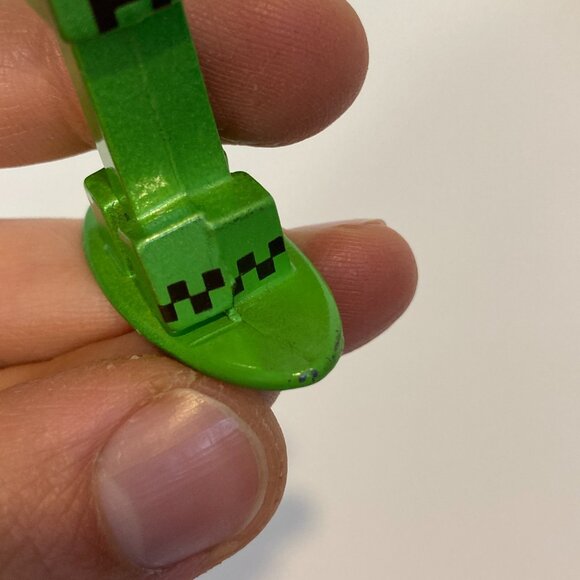 Minecraft Dungeons Creeper Metal Figure 1.5" Mojang Jada Toys - Picture 7 of 9